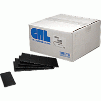 CRL Black 1/4" Plastic Bearing Shim Strips - Pack of 100 PBS04