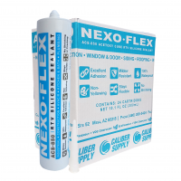 Nexo-Flex ACS-850 White Silicone Sealant - 10.1 Oz. Cartridge ACS850W