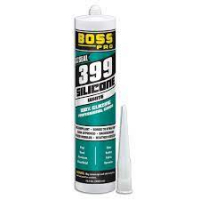 Boss 399 Clear Silicone Sealant - 10.1 Oz. Cartridge 39900